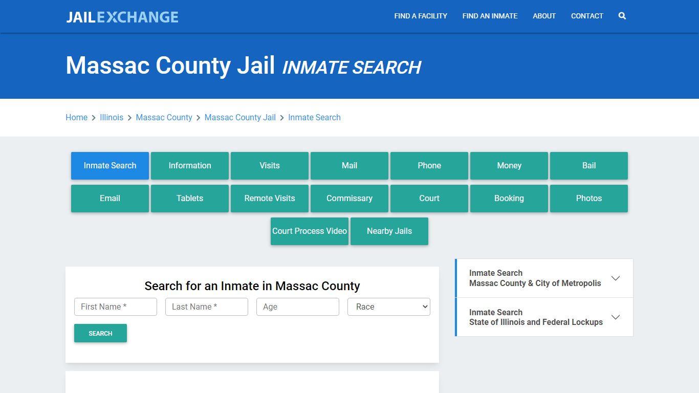 Massac County Jail, IL Inmate Search: Roster & Mugshots