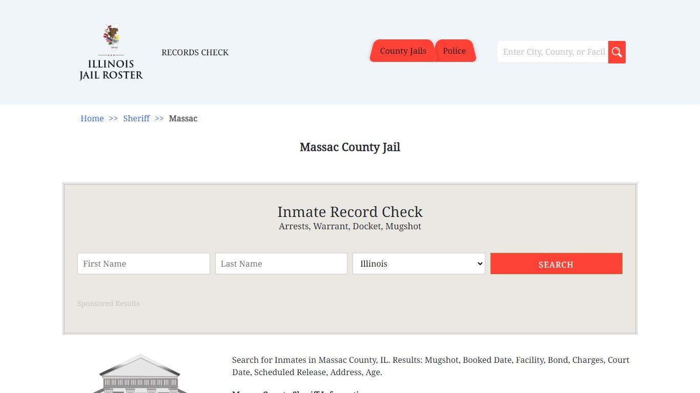 Massac County Jail - Jail Roster Search