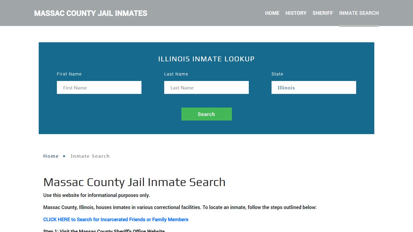 Massac County, IL Detainee Lookup